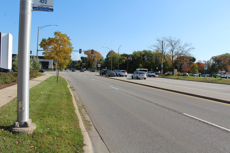 Old Orchard Road/Skokie Boulevard intersection